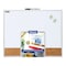 Bazic Products Aluminum Framed Magnetic Dry Erase/Cork Combo Board, 16in. x 20in. 6053 - alternate 1